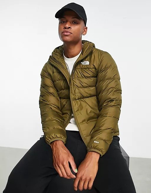 Aconcagua 2 hooded puffer jacket in olive green