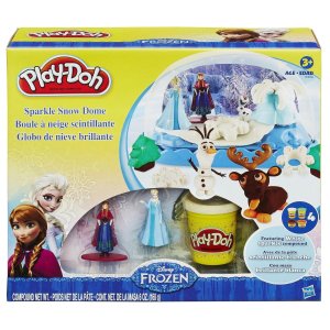 Play-Doh Disney Frozen Sparkle Snow Dome Set with Elsa and Anna @ Amazon.com