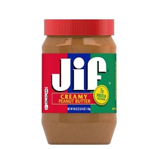 Jif Creamy Peanut Butter, 40 Ounce (Pack of 4)