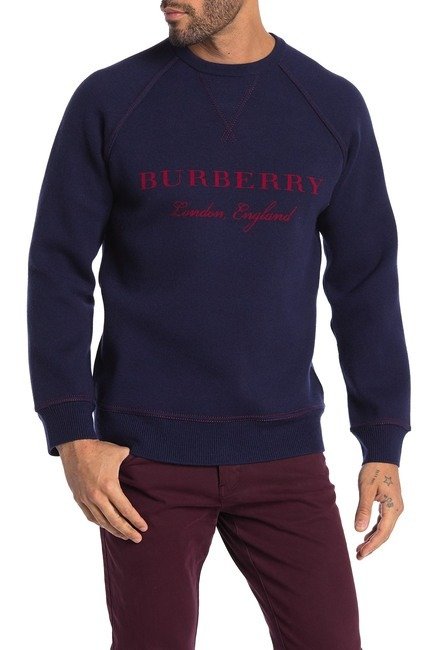 Belsford Logo Intarsia Pullover Sweater