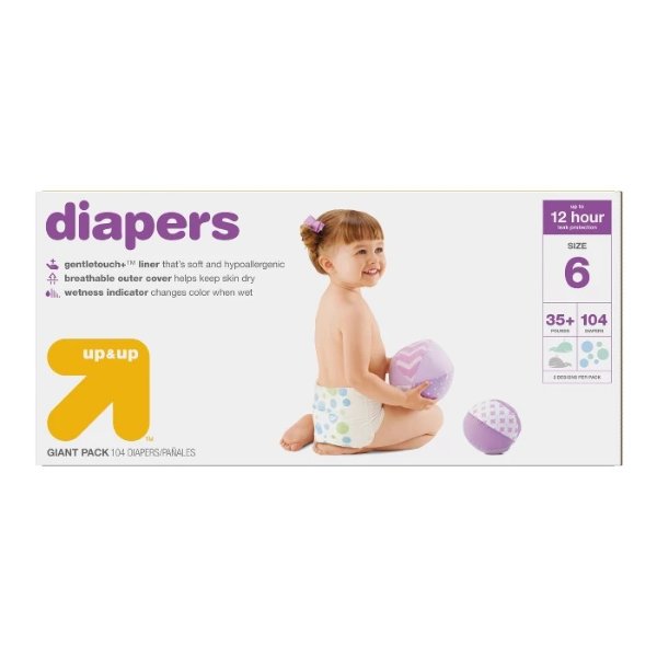 Diapers Giant Pack (Select Size) - Up&Up&#153;