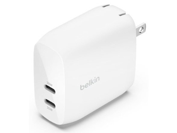 BoostCharge Dual 60W USB-C PD 3.1 PPS Wall Charger