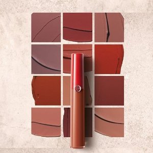 Armani 红管唇釉热卖 收#415山楂红、气质红棕#200