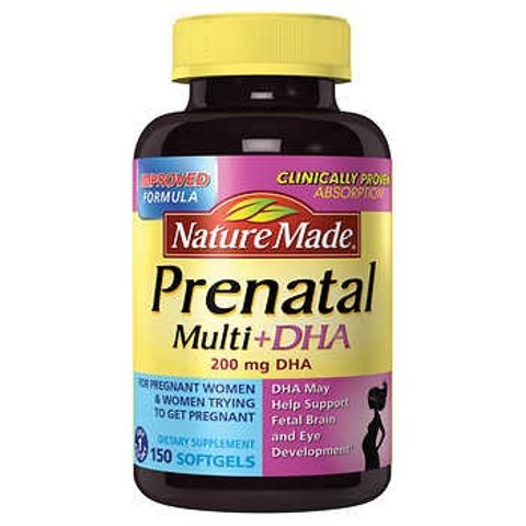 Nature Made 孕前期维生素+ DHA, 150 粒