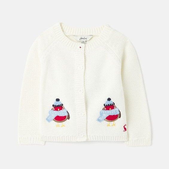 Festive Unisex Dorrie Character Knitted Cardigan 0-24 Months