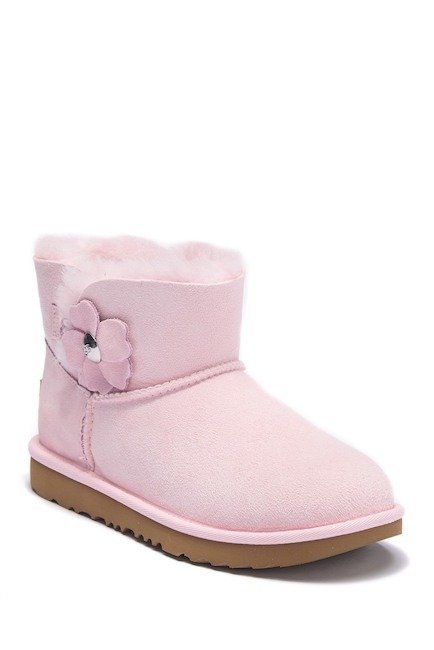 Mini Bailey Button Poppy UGGpure™ Lined Boot (Little Kid & Big Kid)