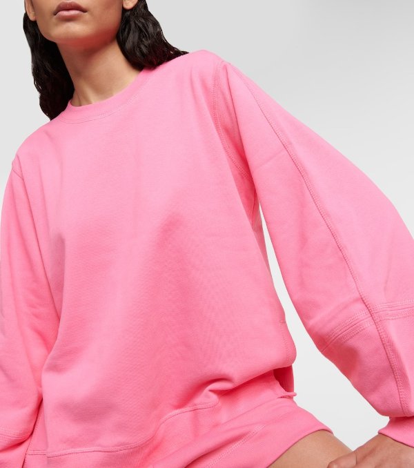 Cotton-blend sweatshirt