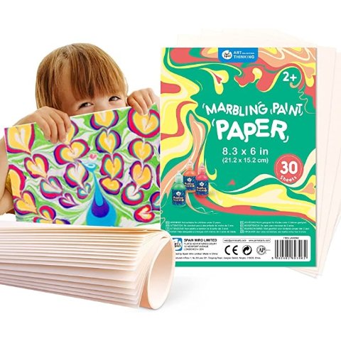 Jar Melo Finger Paint Paper 2 Pack 60 Sheet 14.6*10.3inch Drawing