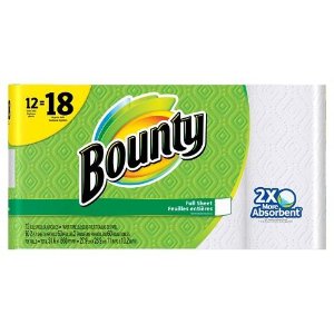 Target 2大包Bounty厨房纸巾超大卷装(每包12卷)