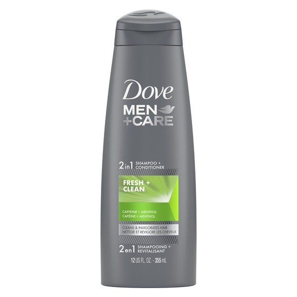 Men+Care Fresh and Clean 2 in 1 Men's Shampoo and Conditioner, 12 OZ