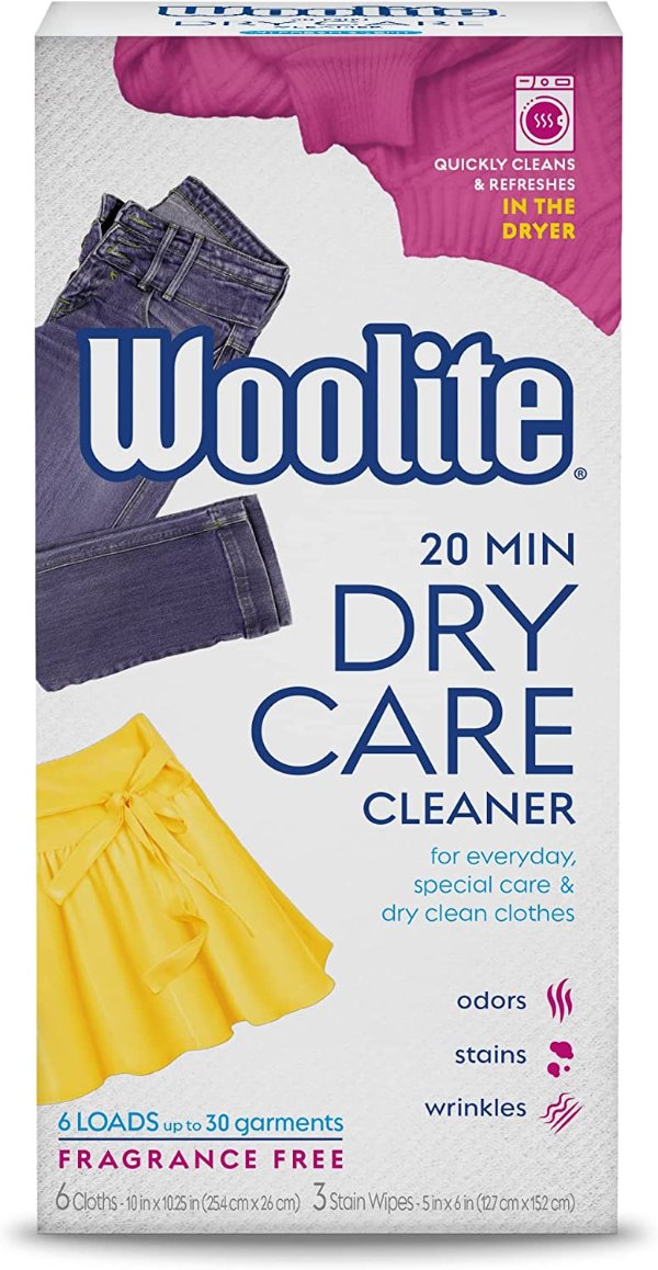 Woolite Dry Care Cleaner 6 Cloths