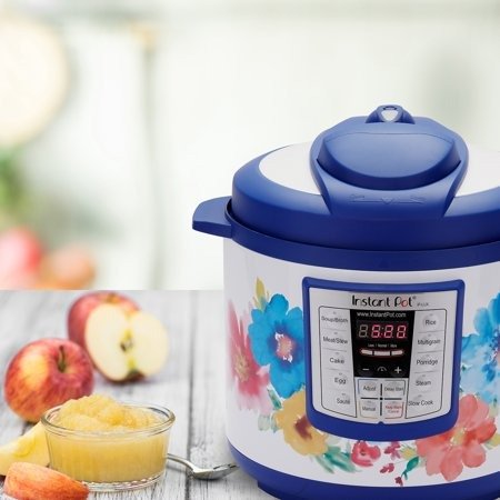 Instant Pot LUX60 6 Qt Vintage Floral 6-in-1 Multi-Use Programmable Pressure Cooker, Slow Cooker, Rice Cooker, Saute, Steamer, and Warmer