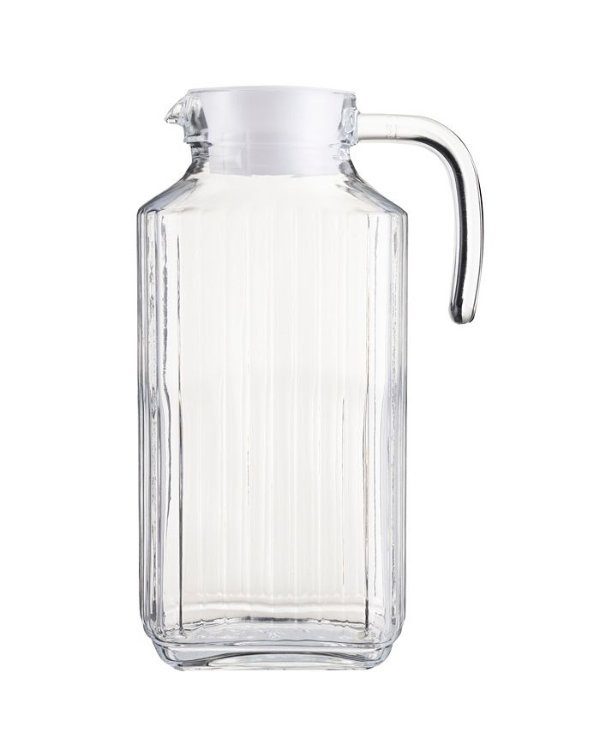 57-oz. Glass Pitcher with Plastic Lid
