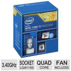 Intel Core i5-4670K Haswell 3.4GHz (3.8GHz Turbo Boost) LGA1150 84W Quad-Core Desktop Processor