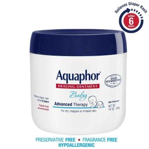 Aquaphor Baby Healing Ointment, Diaper Rash and Dry Skin Protectant, 14 Ounce