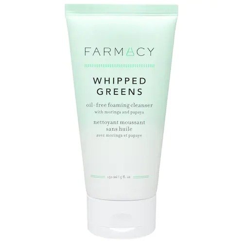 Whipped Greens Oil-Free Foaming Cleanser with Moringa and Papaya