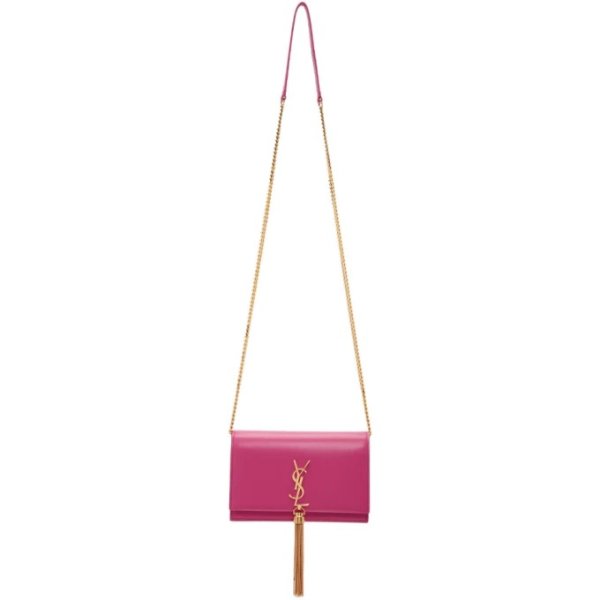 Pink Kate Wallet Chain Bag