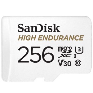 SanDisk 256GB High Endurance Video microSDXC Card with Adapter