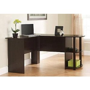 L-Shaped Desk with Side Storage @ Walmart.com