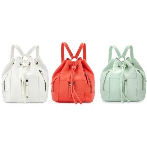 Neiman Marcus  Faux-Leather Drawstring Backpack @ LastCall by Neiman Marcus