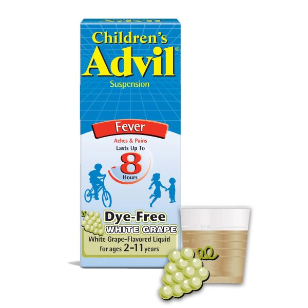 Children's Pain and Headache Reliever Ibuprofen, 100 Mg Dye Free Liquid, 4 Fl Oz