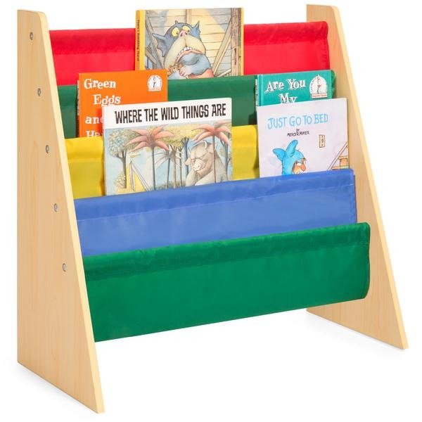Kids Bookshelf Storage Rack - Multicolor