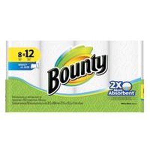 Bounty Select-A-Size White Paper Towels 8 Giant Rolls