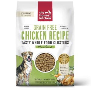 The Honest Kitchen Whole Food Clusters Human Grade Dry Dog Food - Cage Free Chicken, Cage Free Turkey, Ranch Raised Beef