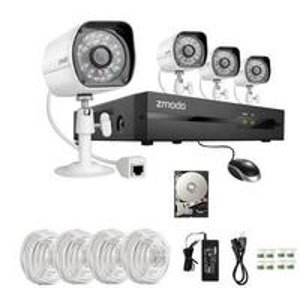 Zmodo 4-Camera 1TB DVR Outdoor Surveillance System ZP-KE1H04-S-1TB
