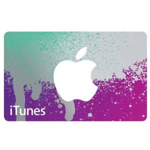 价值$100 苹果iTunes 礼卡