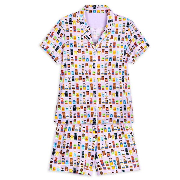 100 Unified Characters Short Sleep Set for Women | shop
