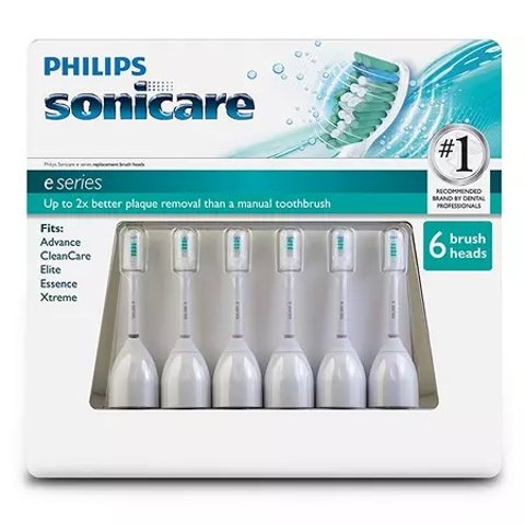 Philips电动牙刷头 (6 pk.)