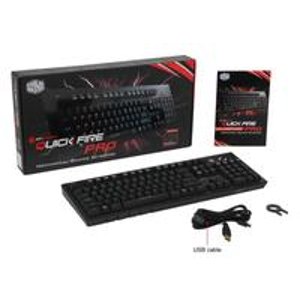 CM Storm QuickFire Pro Mechanical Gaming Keyboard with CHERRY MX Brown Switches and Backlit