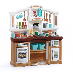 Step2 Fun with Friends Kitchen | Large Play Kitchen with 45-Pc Accessory Set