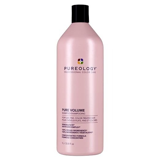 Pure Volume Shampoo | For Flat, Fine, Color-Treated Hair | Adds Lightweight Volume and Body | Clarifies Buildup | Sulfate-Free | Vegan