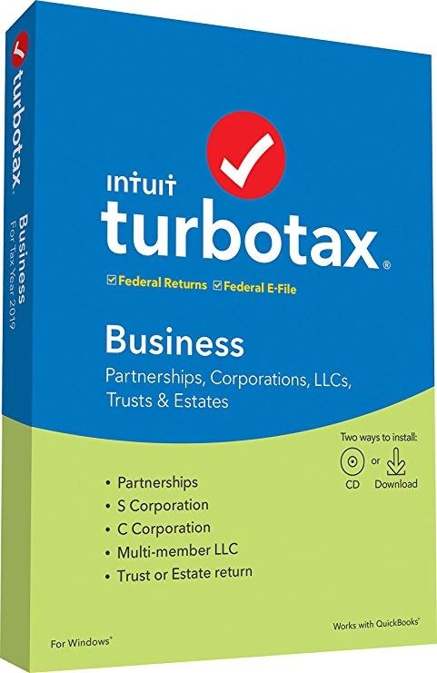 TurboTax Business 2019 Tax Software [PC Disc]