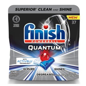 Finish Quantum with Activblu Technology 37ct Dishwasher Detergent