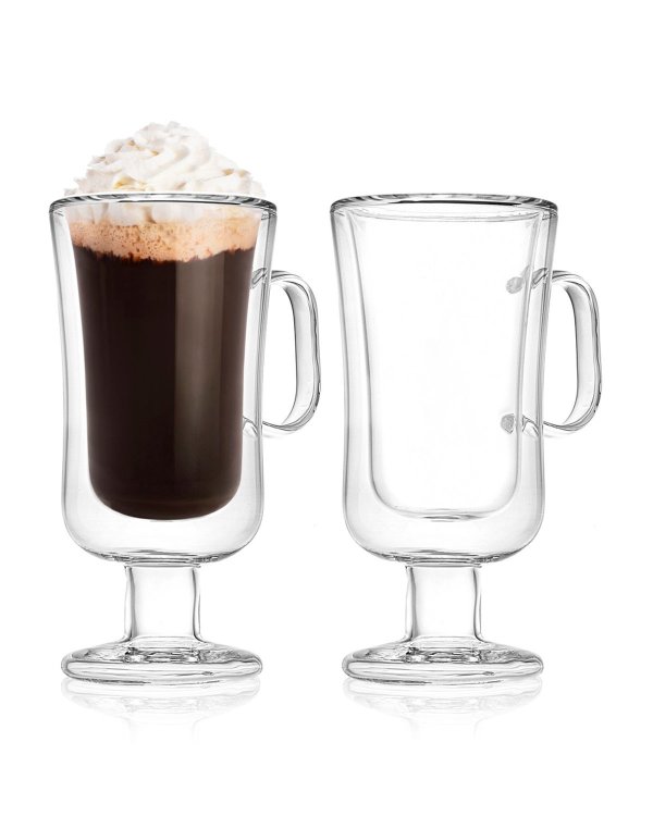 玻璃mug杯子2件