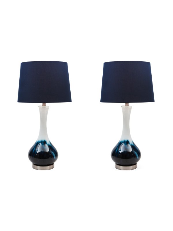 Set Of 2 Two Tone Lamps | Decor | Marshalls