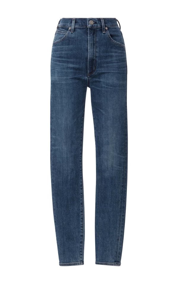 Chrissy Uber High-Rise Skinny Jeans
