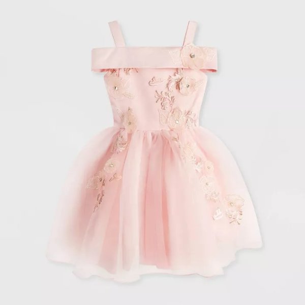 Girls' Disney Princess Sleeping Beauty Aurora Fancy Dress - Pink - Disney Store