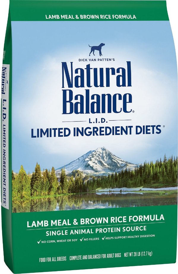L.I.D. Limited Ingredient Diets Lamb & Brown Rice Formula Dry Dog Food, 28-lb bag (Original) - Chewy.com