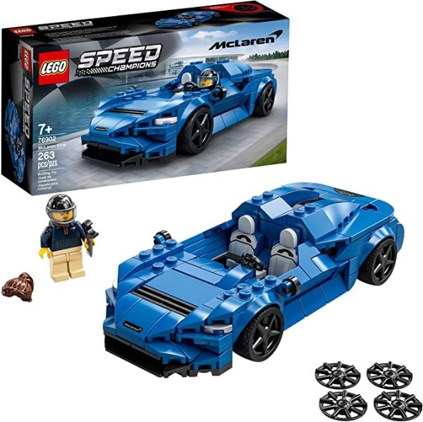 Speed Champions McLaren Elva 76902 Building Kit; Top Toy Car; Cool Toy for Kids; New 2021 (263 Pieces)