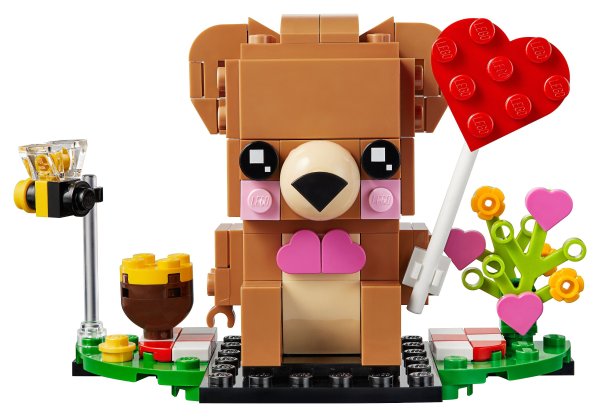 Valentine's Bear 40379 | BrickHeadz | Buy online at the Official LEGO® Shop US
