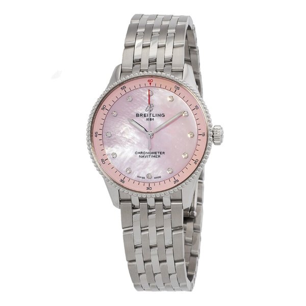 Navitimer Quartz Chronometer Diamond Ladies Watch A77320D91K1A1