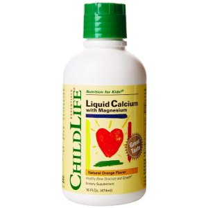 Child Life Liquid Calcium/Magnesium,Natural Orange Flavor Plastic Bottle