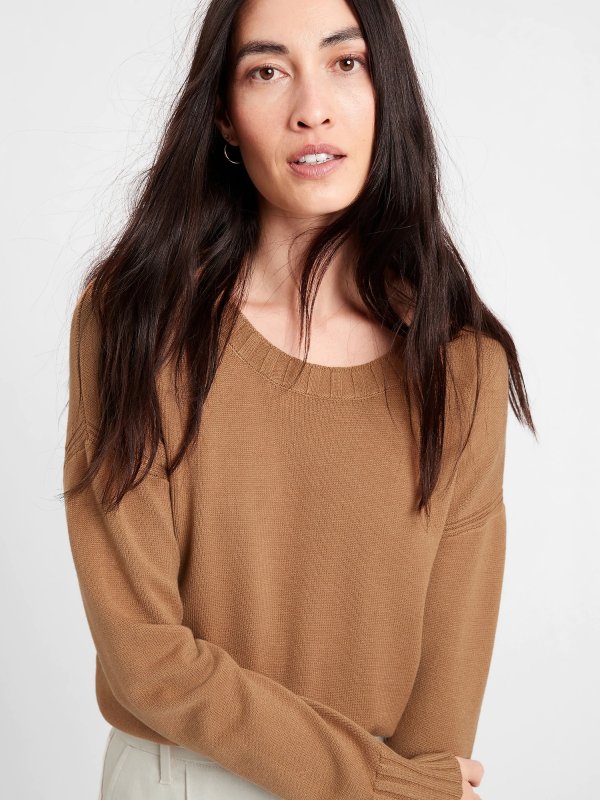 Relaxed Crew-Neck Sweater