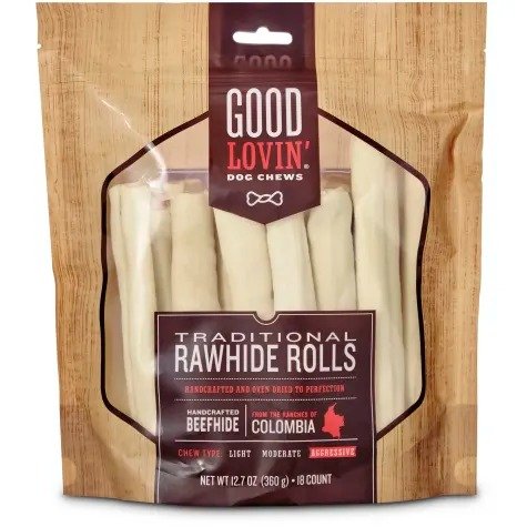 Good Lovin' Traditional Rawhide Roll Dog Chew, 12.7 oz. | Petco