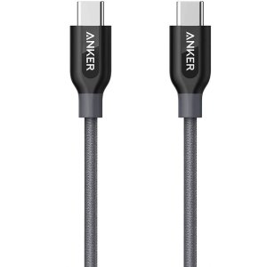 Anker Powerline+ 6' USB C to USB C Cable (Black or Red)