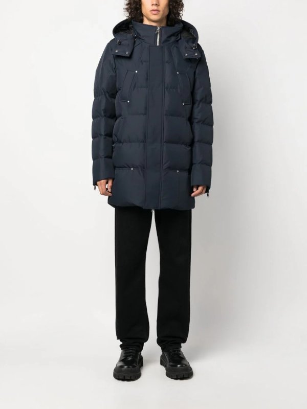 Cloud down-filled hooded parka